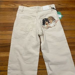 Fiorucci cream jeans